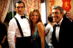 Isabel Blanco Picallo con Banderas